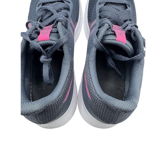 ASICS Patriot 13 Women’s Running Shoes Size 8 Navy Pink Mesh Cushioned - Picture 5 of 7